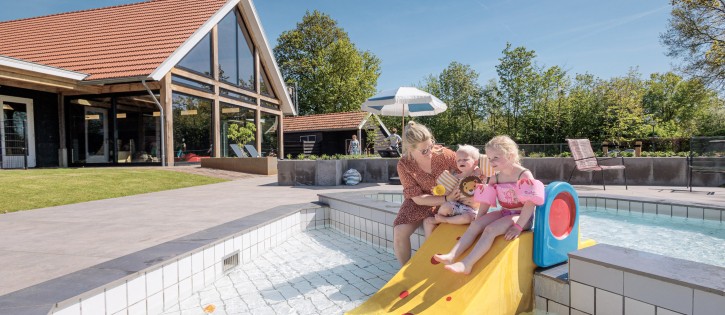 Waterpret bij recreatiepark kaps