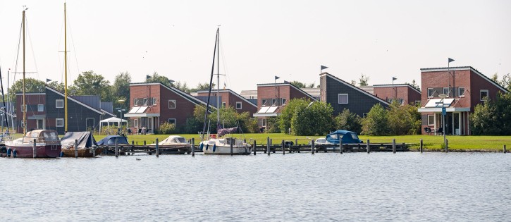 Huisjes aan het water