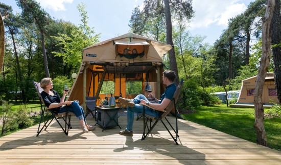 Camping Torentjeshoek kamperen in Drenthe Ardoer  skylodge